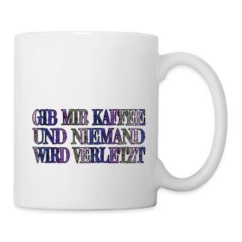 weihnachten kaffeebecher trinken geburtstag - Tasse - Weiß - Rechts