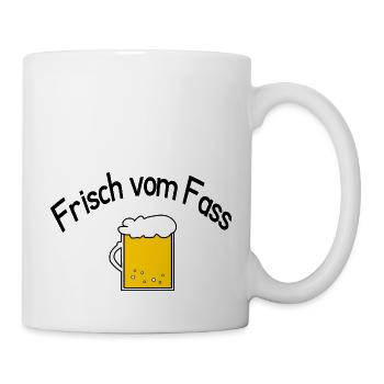 Frais du tonneau - Mug blanc - blanc - Droite