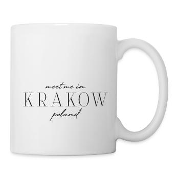 Krakow, Poland Style Design T-Shirt - Mug - white - Right