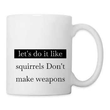 bday present funny quote bird birthday present fun - Mug - white - Right