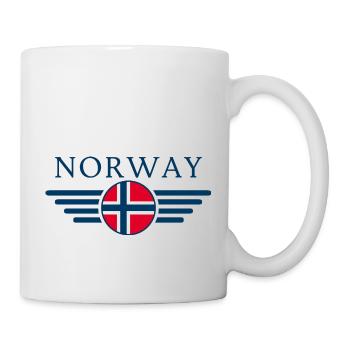 T-shirt de style norvégien - Mug blanc - blanc - Droite