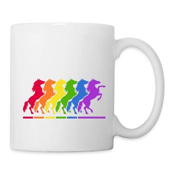 Pferd reiten Pferdeliebe Reitstunde Pferdestall - Tasse - Weiß - Rechts