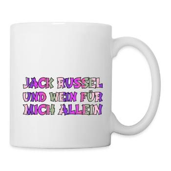 Funny Saying Drinking May Contain Traces - Mug - white - Right