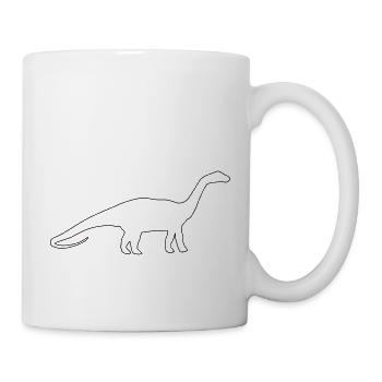dino - Tasse - Weiß - Rechts