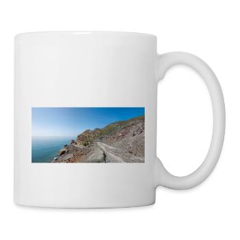 Formation rocheuse sur le littoral Therma Springs - Mug blanc - blanc - Droite