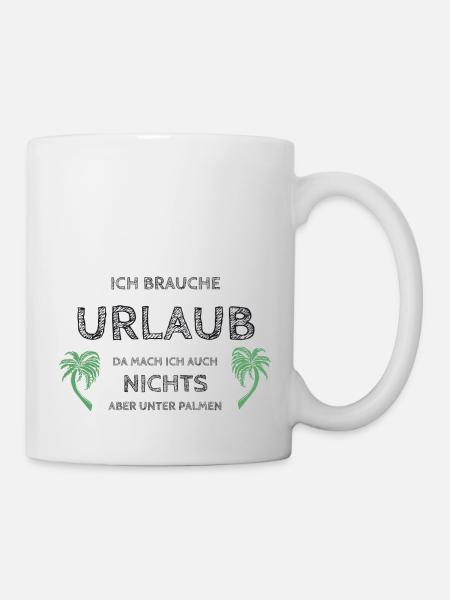 J’ai besoin de vacances - Mug blanc - blanc