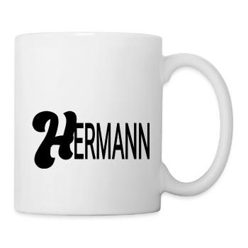 Hermann - Tasse - Weiß - Rechts