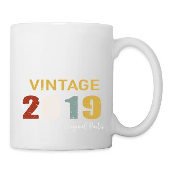 Original parts 2019 - 5 Year Anniversary Gift - Mug - white - Right