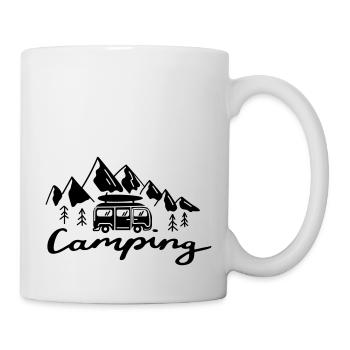 Mountain Cruiser Tee - Camper - Tasse - Weiß - Rechts