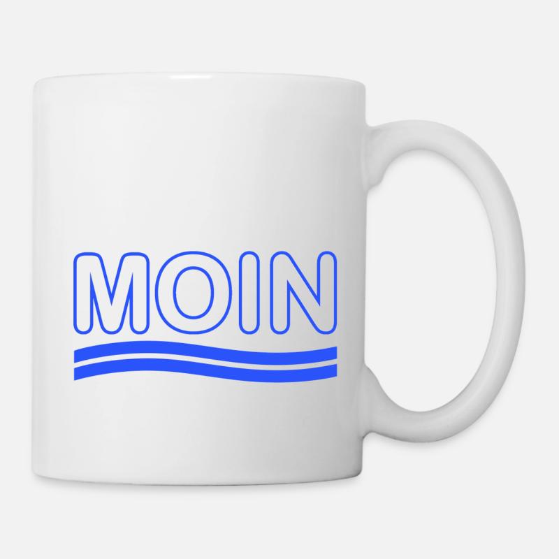 Moin - Tasse - Weiß