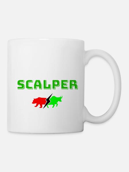 Scalper Trader Geschenkidee online T-Shirt shoppen - Tasse - Weiß