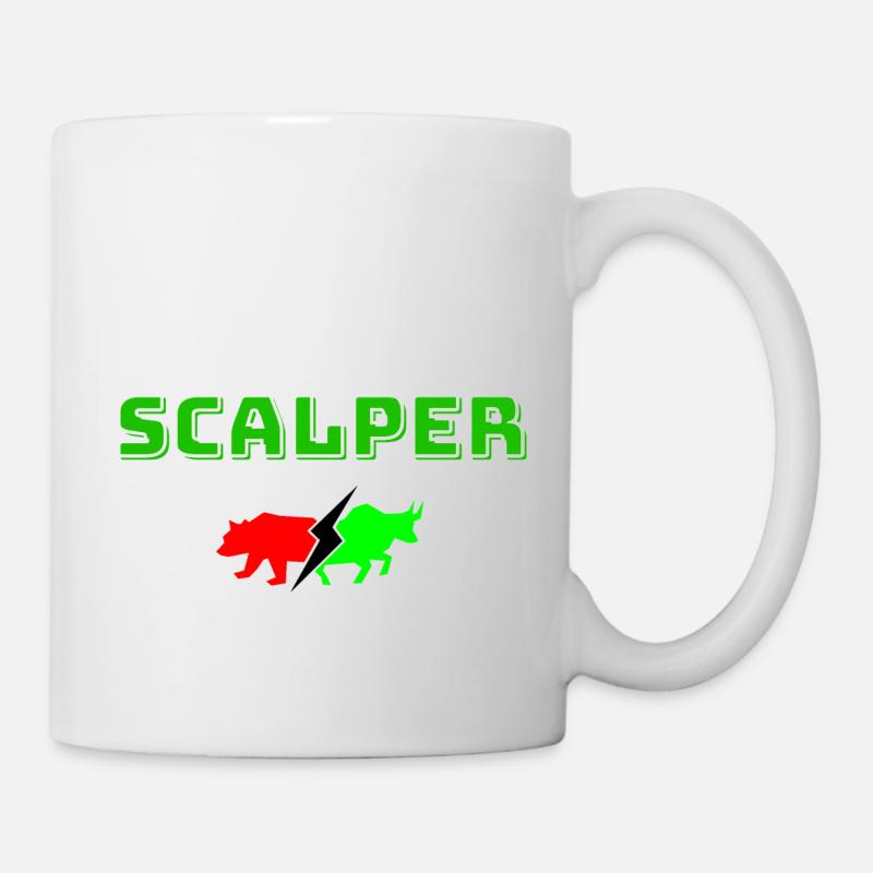 Scalper Trader Geschenkidee online T-Shirt shoppen - Tasse - Weiß