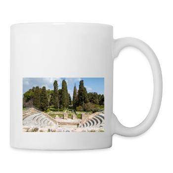 ruins of Roman Odeon of Kos City Kos Island South - Mug - white - Right