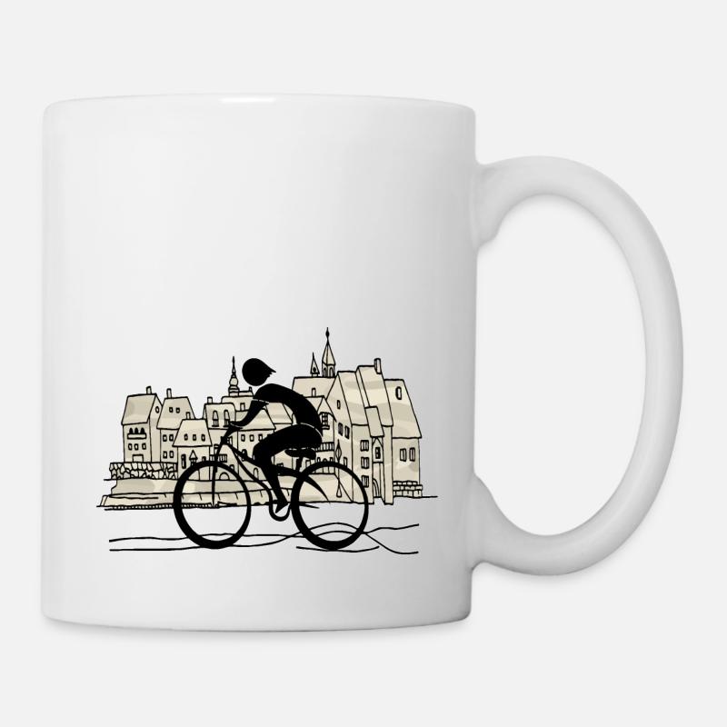 Cycliste - Mug blanc - blanc