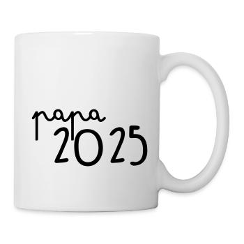 Papa 2025 - Tasse - Weiß - Rechts
