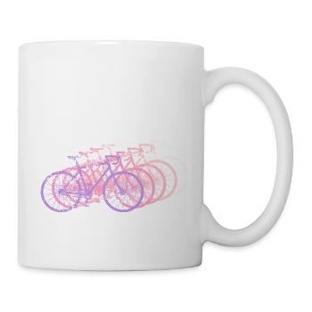 Bicycle Road Bike Vintage Retro Grunge - Mug - white - Right