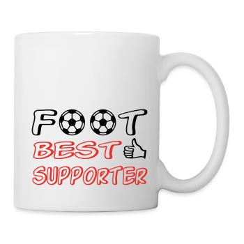 Foot best supporter - Mug - white - Right