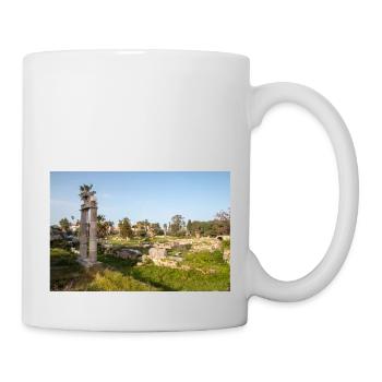 ruins of the Ancient Agora of Kos in Kos City Kos - Mug - white - Right