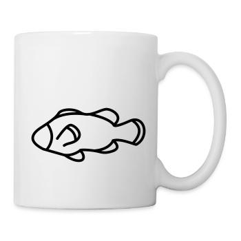 Poisson - Mug blanc - blanc - Droite