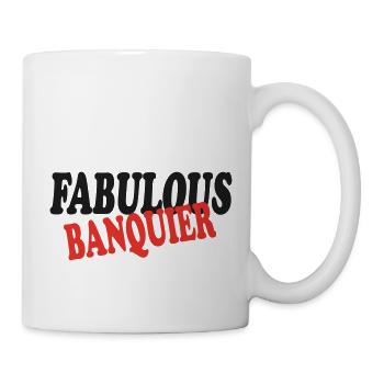 Fabulous BANQUIER - Mug blanc - blanc - Droite