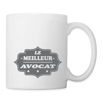 LE MEILLEUR AVOCAT - Mug blanc - blanc - Droite