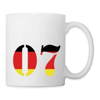 Maillot à 7 numéros Allemagne - Mug blanc - blanc - Droite