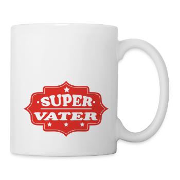 SUPER-VATER - Tasse - Weiß - Rechts