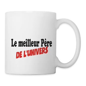 Le meilleur PERE de l'univers - Mug blanc - blanc - Droite