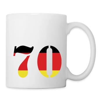 70 Number Jersey Germany - Mug - white - Right