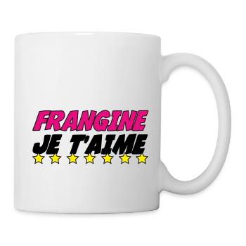 SCHWESTER, ICH LIEBE DICH - Tasse - Weiß - Rechts