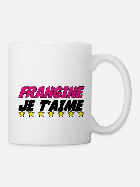SCHWESTER, ICH LIEBE DICH - Tasse - Weiß