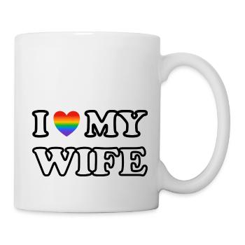Lesbian wives - Mug - white - Right