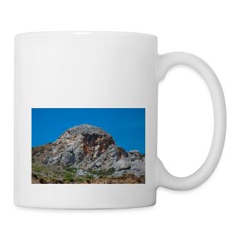 Formation rocheuse sur le littoral Therma Springs - Mug blanc - blanc - Droite