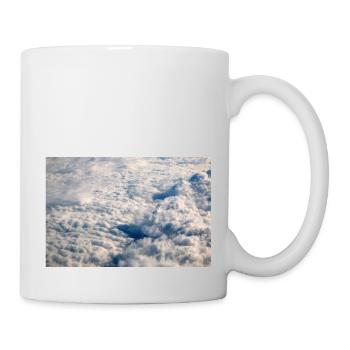 Cloud Formations and the alps near the Zugspitze - Mug - white - Right