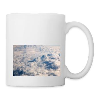 Cloud Formations and the alps near the Zugspitze - Mug - white - Right