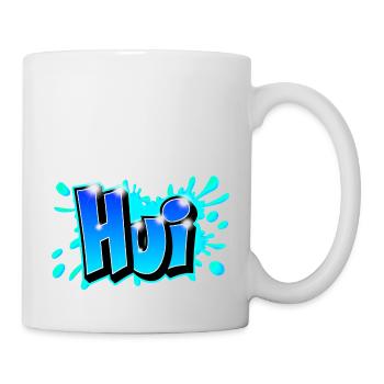 Graffiti "Hui" auf jedem Medium druckbar! - Tasse - Weiß - Rechts