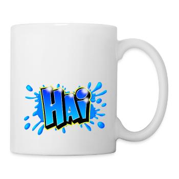 Graffiti name "HAI" Printable any medium! - Mug - white - Right