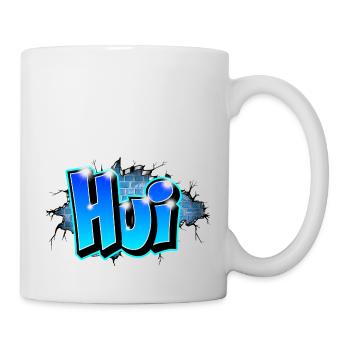 Graffiti HUI imprimable sur tout support - Mug blanc - blanc - Droite