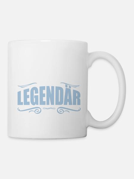 legendär - Tasse - Weiß