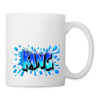 KANG GRAFFITI NAME PRINT - Mug blanc - blanc - Droite