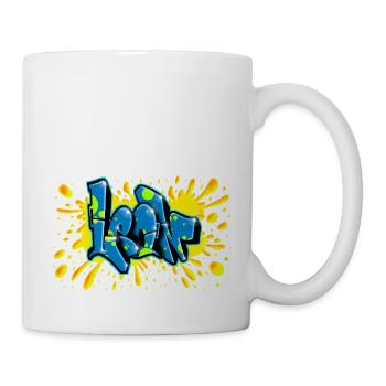 Leon graffiti splash name printable on everything - Mug - white - Right