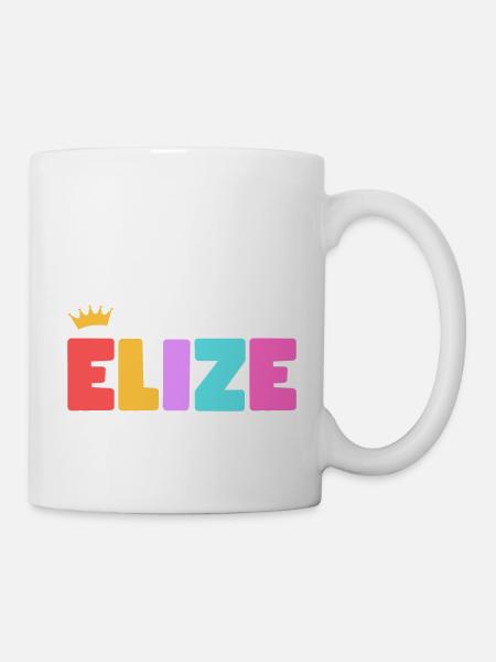 Elize! Personalisierbar - Tasse - Weiß
