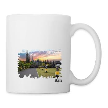 Île des Dieux de Bali, Temple Mère - Pura Besakih - Mug blanc - blanc - Droite