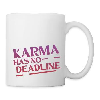 Le karma n’a pas de date limite 4 - Mug blanc - blanc - Droite