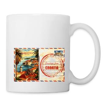 Croatia Croatia Hrvatska travel summer dubrovnik - Mug - white - Right