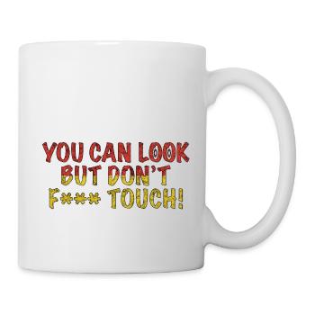 Bleib stark Positives Zitat Niedliche Liebe Positivität - Tasse - Weiß - Rechts