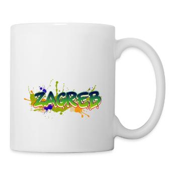 Kroatien Hrvatska Kroatien HRV Reisen Europa Zagreb - Tasse - Weiß - Rechts