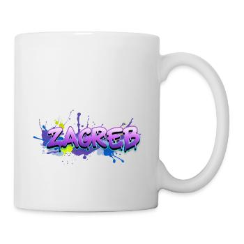 Kroatien Hrvatska Kroatien HRV Reisen Europa Zagreb - Tasse - Weiß - Rechts