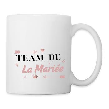 Pink Arrow Bridal Team - Mug - white - Right