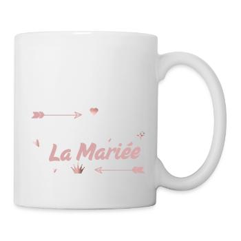 Pink Arrow Bridal Team - Mug - white - Right